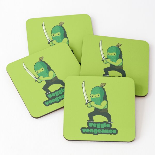 Item preview, Veggie vengeance - Ninja Cucumber  designed and sold by RoboRaphael.