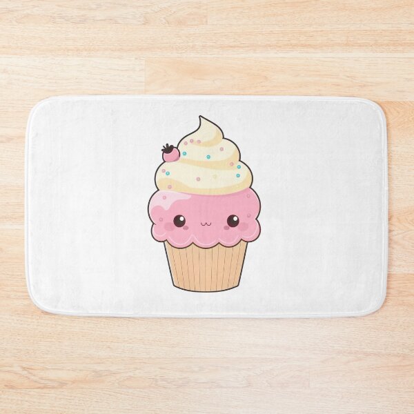 Item preview, Cupcake Patty Cake Kawaii Chibi Cafe Cute Hand Drawn Illustration designed and sold by Cutepix.