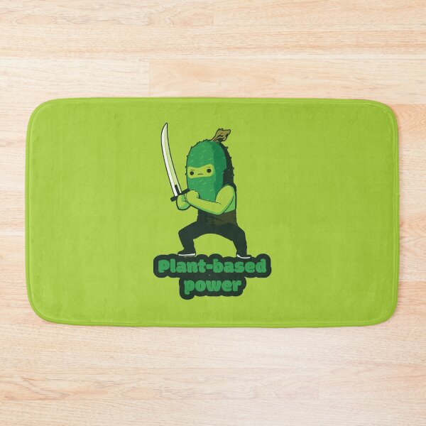 Item preview, Plant-based power - Ninja Cucumber  designed and sold by RoboRaphael.