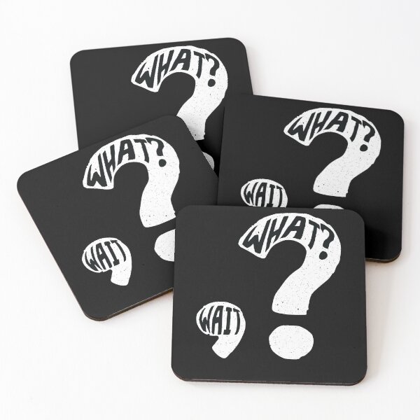 Item preview, What? Wait Question Mark Punctuation designed and sold by MooonTees.