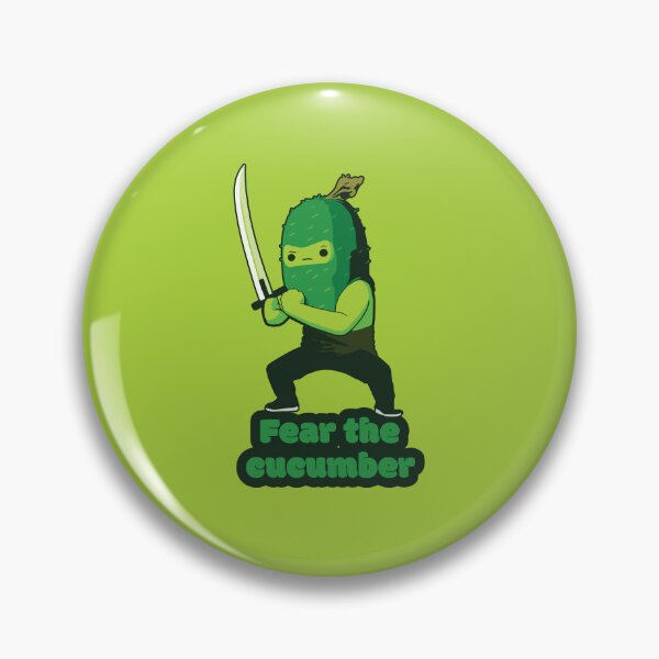 Item preview, Fear the cucumber - Ninja Cucumber  designed and sold by RoboRaphael.