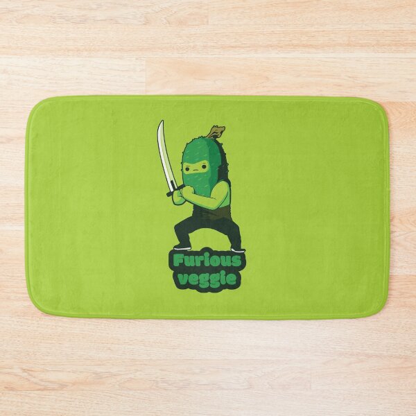 Item preview, Furious veggie - Ninja Cucumber  designed and sold by RoboRaphael.