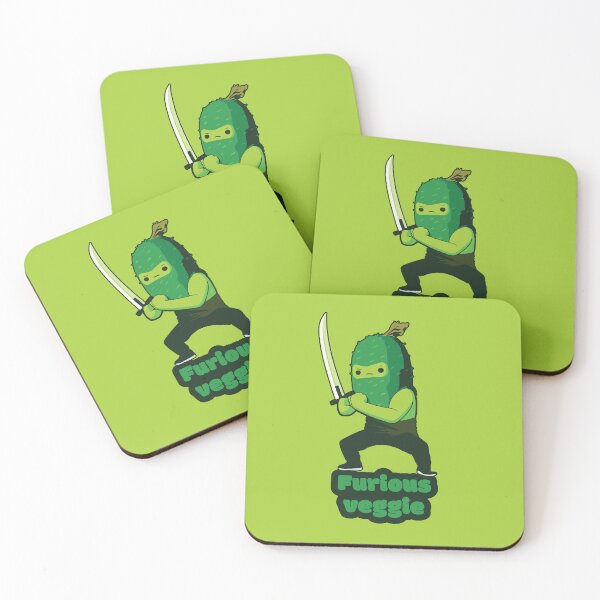 Item preview, Furious veggie - Ninja Cucumber  designed and sold by RoboRaphael.