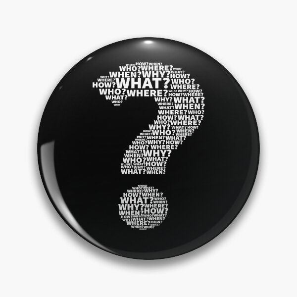 Item preview, What Where Who Question Mark Punctuation designed and sold by MooonTees.