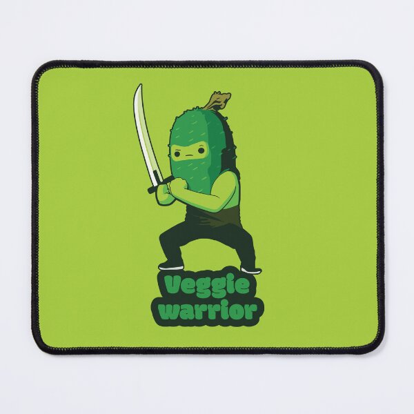 Item preview, Veggie warrior - Ninja Cucumber designed and sold by RoboRaphael.