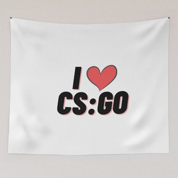 Aperçu de l'œuvre J'aime CS GO créée et vendue par JollyJars.