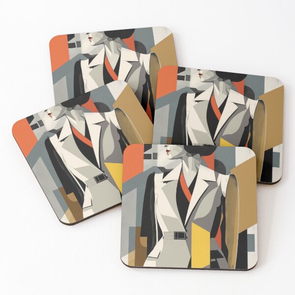 Item preview, portrait in bauhaus style designed and sold by NISATO-ART.