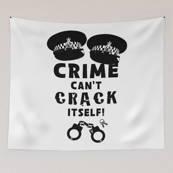 Item preview, Crime Can't Crack Itself! designed and sold by Jools-57.