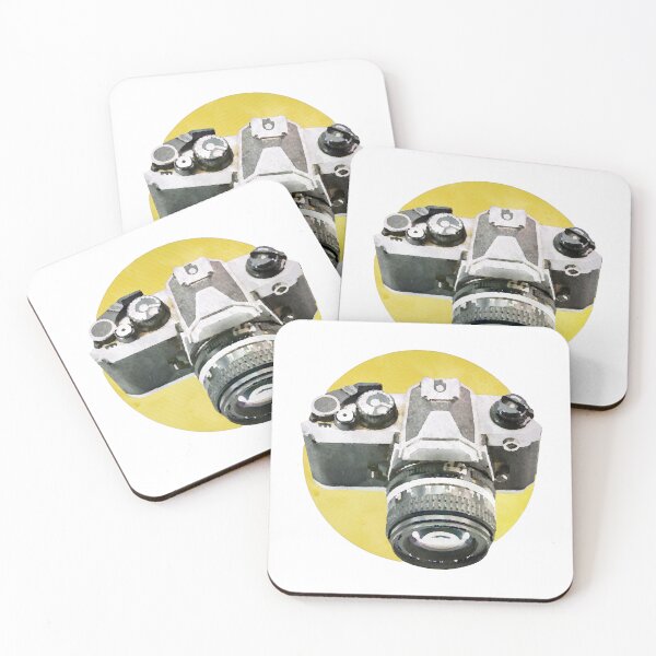Item preview, Vintage camera in watercolor designed and sold by thelazypigeon.