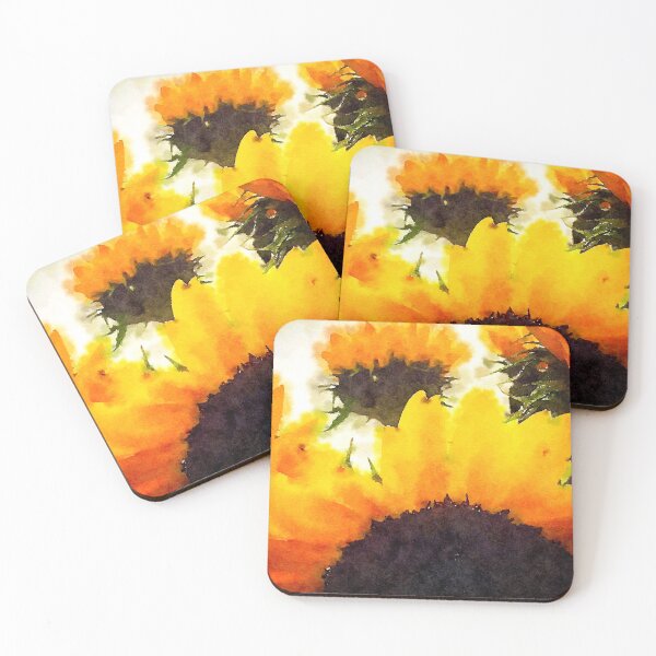 Item preview, Sunflower Watercolour Print designed and sold by PastelAir.