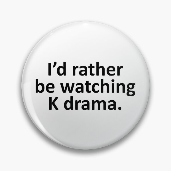 Item preview, I'd Rather Be Watching K Drama Funny Korean Drama designed and sold by Adel Qasem.