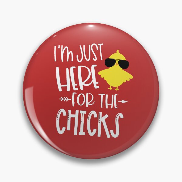 Item preview, I´M JUST HERE FOR THE CHICKS - FUNNY EASTER designed and sold by KatisDesign.