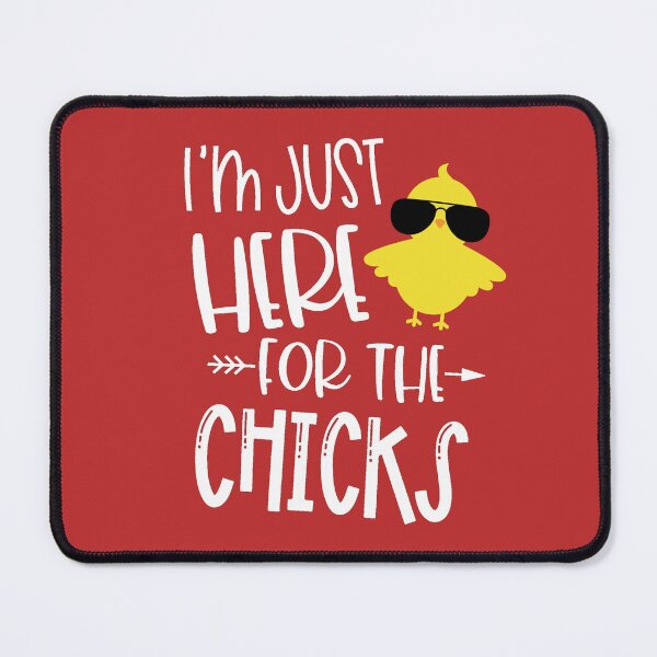 Item preview, I´M JUST HERE FOR THE CHICKS - FUNNY EASTER designed and sold by KatisDesign.