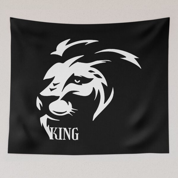 Item preview, King Lion Black White designed and sold by Yiorgos Designs.