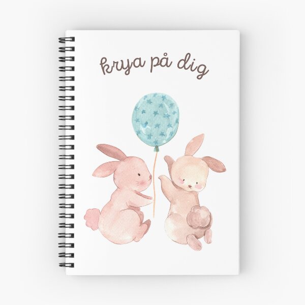 Item preview, Krya på dig, get well soon in Swedish, gratulationskort, Swedish language greeting  designed and sold by Pommallina.