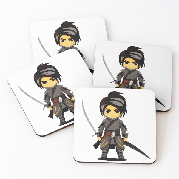 Item preview, Tiny but Mighty: A Fierce Ninja Warrior in Cartoon Style designed and sold by GraphicTeesCo-.