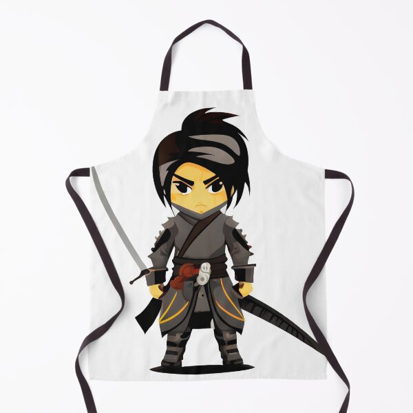 Item preview, Tiny but Mighty: A Fierce Ninja Warrior in Cartoon Style designed and sold by GraphicTeesCo-.