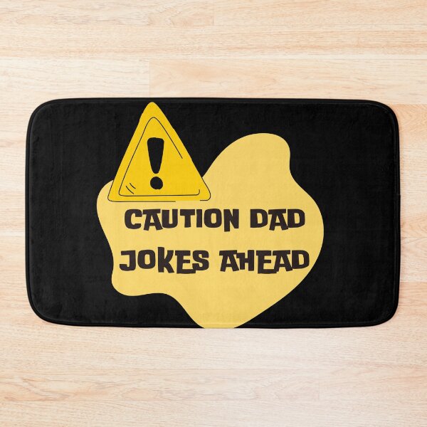 Item preview, Caution Dad jokes ahead cartoon style designed and sold by Cheeeeky.