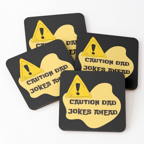 Item preview, Caution Dad jokes ahead cartoon style designed and sold by Cheeeeky.