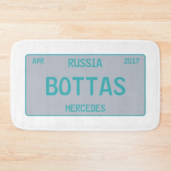 Item preview, Valtery Bottas first win license plate white designed and sold by ff1merch ..