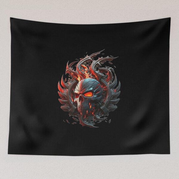 Item preview, Human Skull , Cyborg style  designed and sold by jwebmarket.