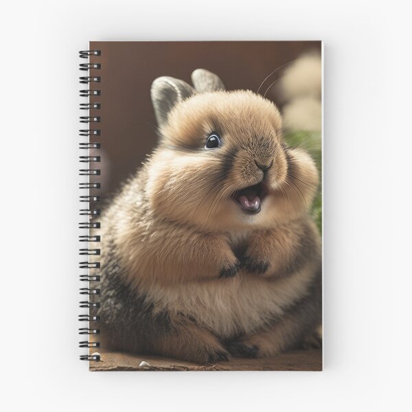 Item preview, A cute happy Easter bunny with flowers in the background. Generative AI technology. designed and sold by HappyPrompt.