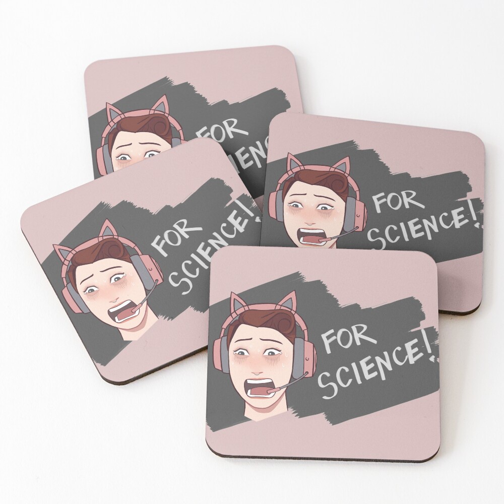 Aperçu de l'œuvre Dessous de verre (lot de 4) créée et vendue par Scared4Science.