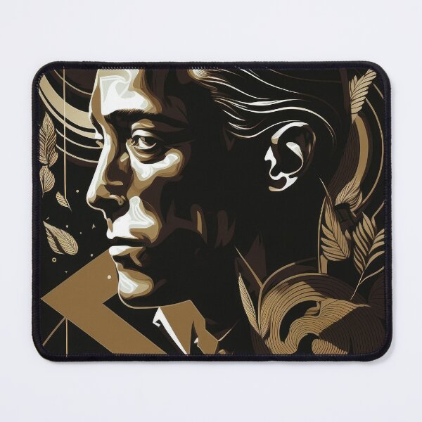 Item preview, Albert Camus illustration designed and sold by NISATO-ART.