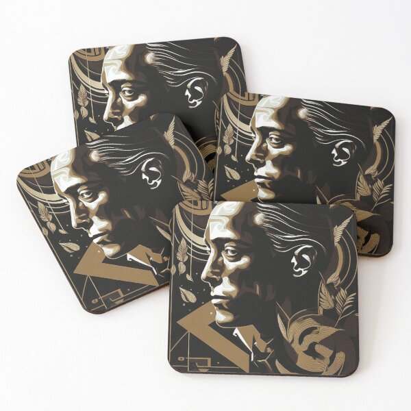 Item preview, Albert Camus illustration designed and sold by NISATO-ART.