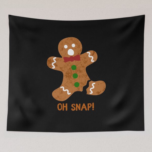 Item preview, Oh Snap Gingerbread Man   designed and sold by TeeTimeGuys.