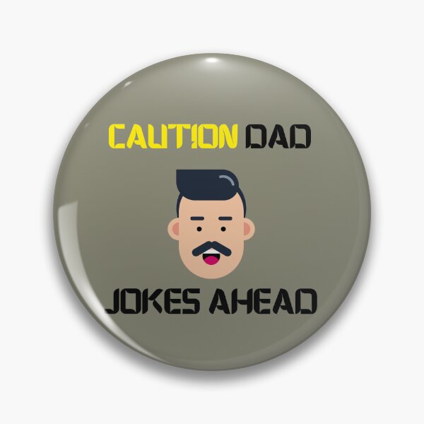 Item preview, Copy of Caution Dad jokes ahead cartoon style designed and sold by Cheeeeky.