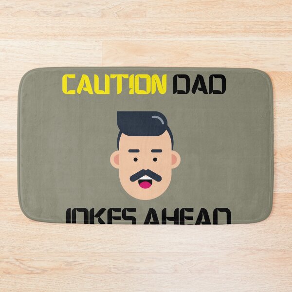 Item preview, Copy of Caution Dad jokes ahead cartoon style designed and sold by Cheeeeky.