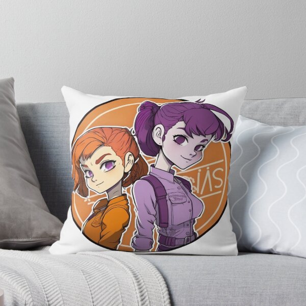 Item preview, Dynamic Duo: Cool Cartoon Girls designed and sold by SML(Smiling Cool) PinkBubble.