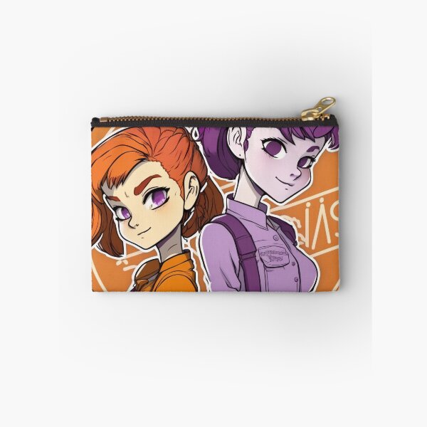 Item preview, Dynamic Duo: Cool Cartoon Girls designed and sold by SML(Smiling Cool) PinkBubble.
