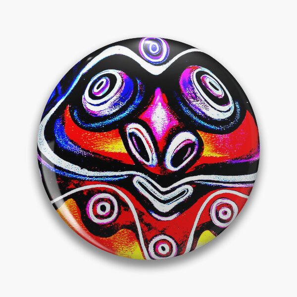 Item preview, Tribal Pot Mask designed and sold by Nesian Tribe Designs.