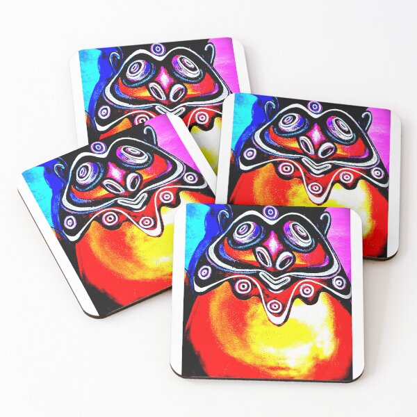 Item preview, Tribal Pot Mask designed and sold by Nesian Tribe Designs.
