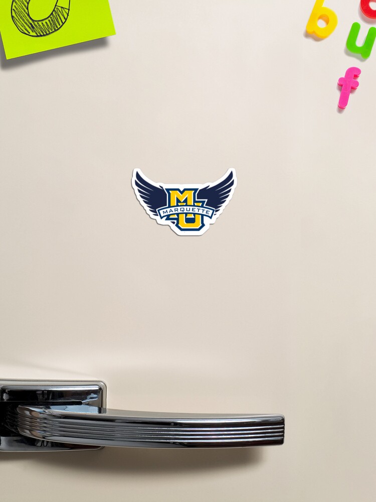 Marquette Golden Eagles Basketball Dribble Navy Magnet for Sale by mofling