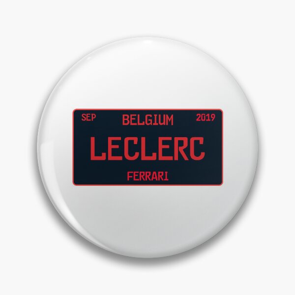 Item preview, Charles Leclerc first win license plate white designed and sold by ff1merch ..