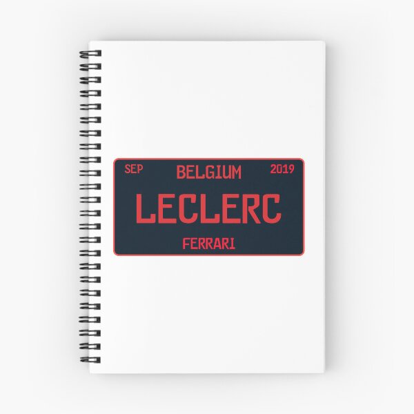 Item preview, Charles Leclerc first win license plate white designed and sold by ff1merch ..