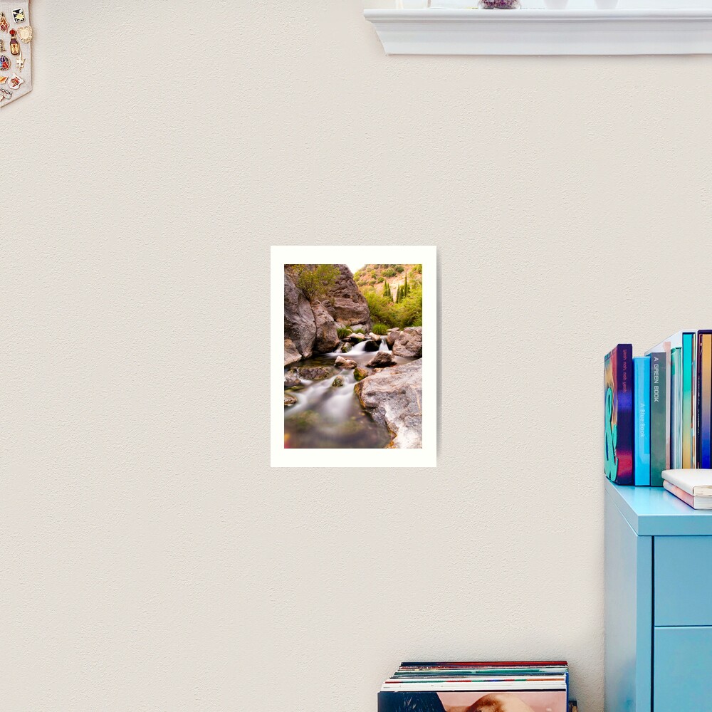 waterval Art Print