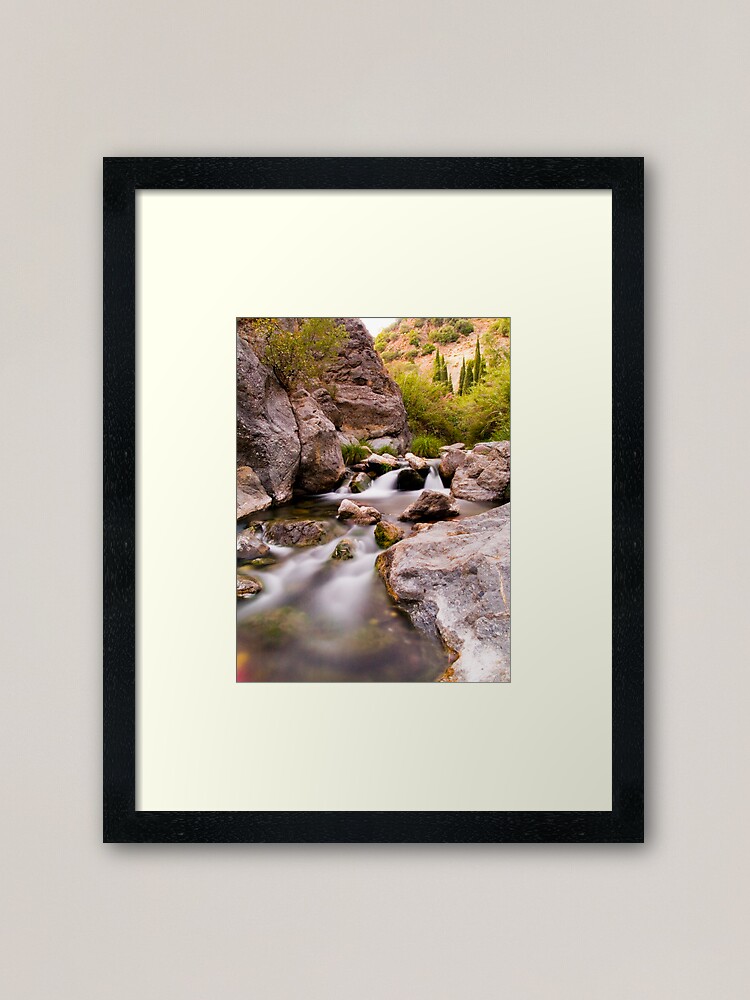 Alternate view of waterval Framed Art Print