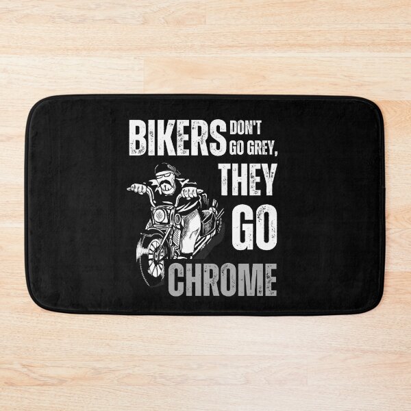 Item preview, Bikers don't go grey, they go chrome designed and sold by Marti t-shirts.