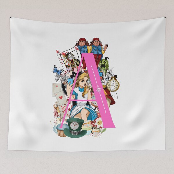 Item preview, Capital A for Alice in wonderland designed and sold by Martzart.