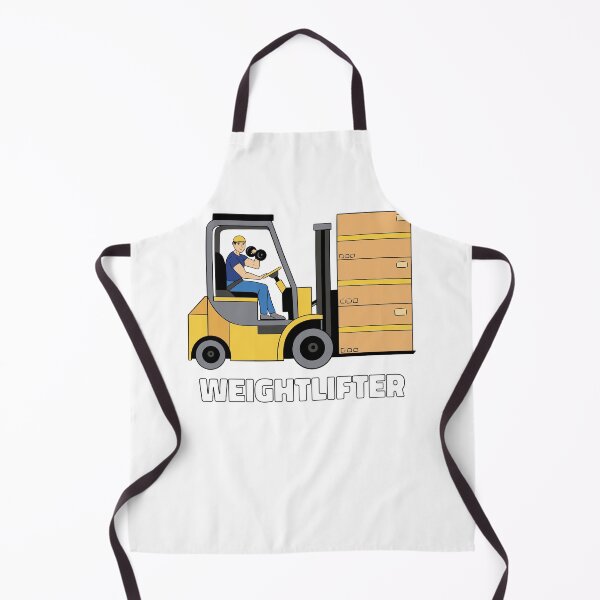 Item preview, Funny Forklift Worker Weightlifting Art designed and sold by MrEddie10.