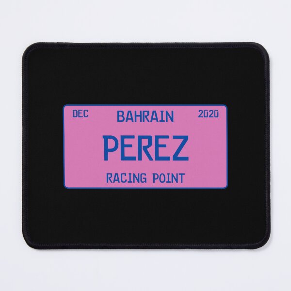 Item preview, Sergio Perez first win license plate black designed and sold by ff1merch ..