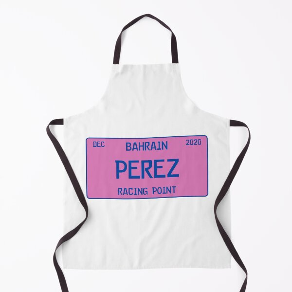 Item preview, Sergio Perez first win license plate white designed and sold by ff1merch ..