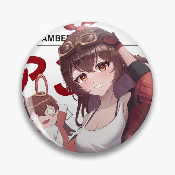 Item preview, Amber Genshin Impact (white) designed and sold by Jisas20.