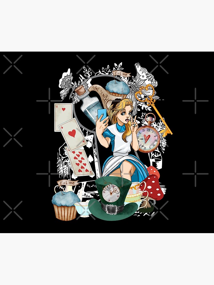 Alice in wonderland good Down the Rabbit hole Shower Curtain