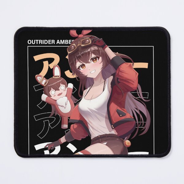 Item preview, Amber Genshin Impact (black) designed and sold by Jisas20.