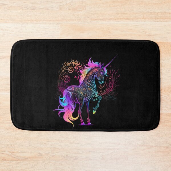 Item preview, A Spectacle of Colors, A Rainbow Unicorn Standing Tall designed and sold by digitaldreamHD.